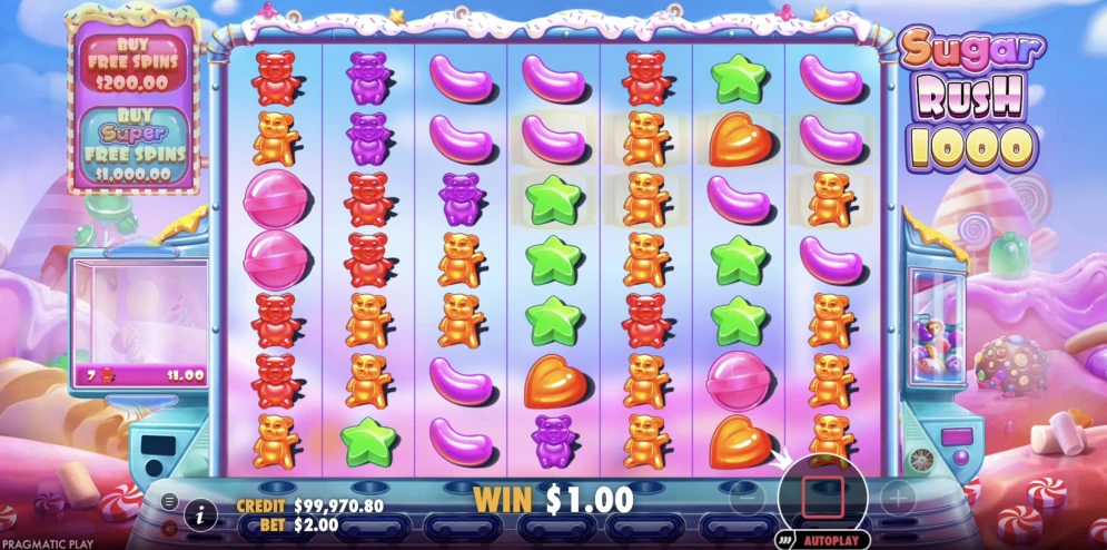 Sugar Rush 1000 Slot