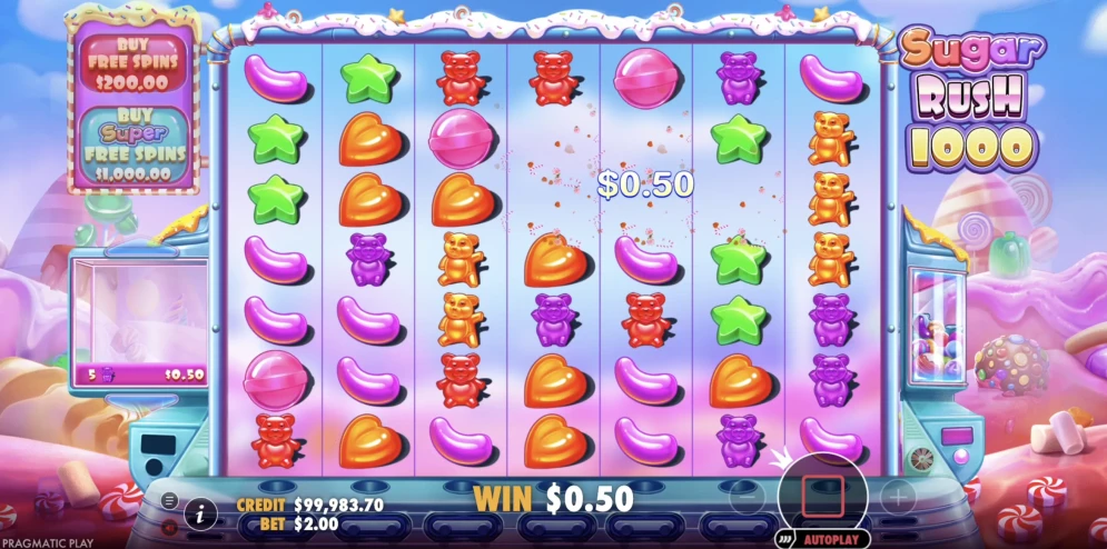 Sugar Rush 1000 Slot